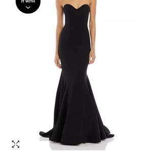 Aqua Scuba Formal Black Gown